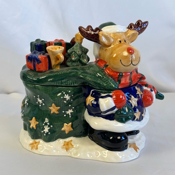 East West Distributing Holiday Christmas Santa Reindeer East West